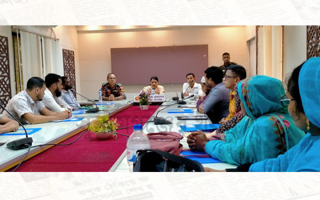 বিশ্বম্ভরপুরে জলবায়ু পরিবর্তন ও স্বাস্থ্য প্রকল্পের কর্মশালা